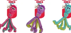 KONG Jouet pour chien wubba octopus coloris multicolore - taille L
