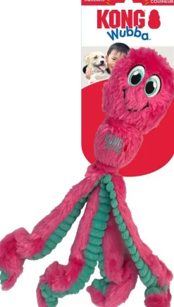 KONG Jouet pour chien wubba octopus coloris multicolore - taille L