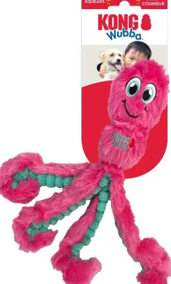 KONG Jouet pour chien wubba octopus coloris multicolore - taille M