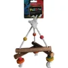 TYROL Jouet pour oiseaux en bois Little Bermude Pako Sport – 28 cm