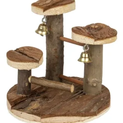 FLAMINGO Jouet pour rongeur en bois cadre d'escalade Pure Home Elly – 15 x 15 x 14 cm