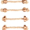 FLAMINGO Jouets pour rongeurs avec corde, disques et balles en bois 15 cm x 4