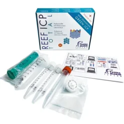 BLUE CORAL Kit d'analyse d'eau de laboratoire, lot de 3, FAUNA MARIN, modèle Reef ICP TEST - Total