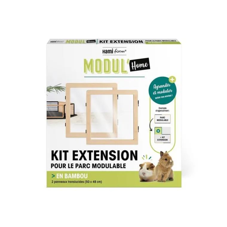HAMIFORM Kit d’extension 2 panneaux pour parc à lapin Modul’Home