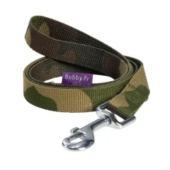 BOBBY Laisse Camouflage 25 kaki taille L
