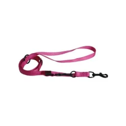 MARTIN SELLIER Laisse chien dressage 3pt 20mm / 200cm rose