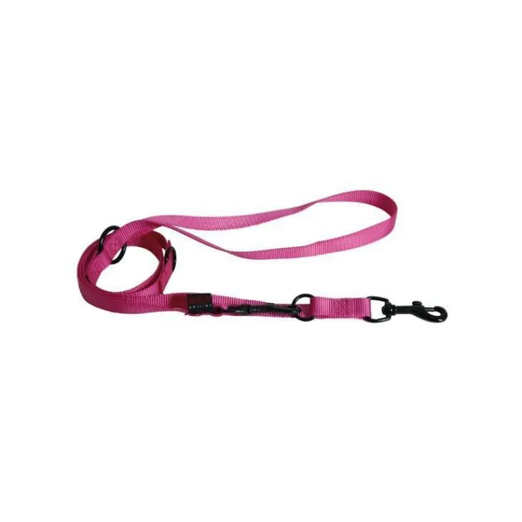 MARTIN SELLIER Laisse chien dressage 3pt 20mm / 200cm rose