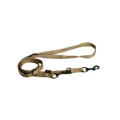MARTIN SELLIER Laisse chien dressage 3pt 20 mm / 200 cm beige