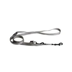 MARTIN SELLIER Laisse chien dressage 3pt 20 mm / 200 cm gris