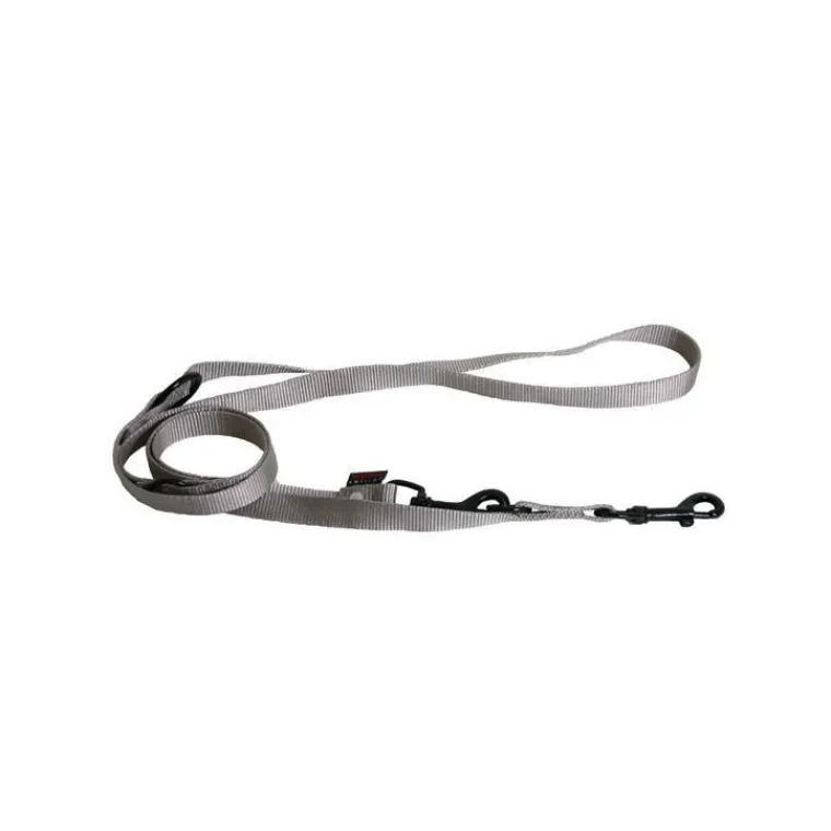 MARTIN SELLIER Laisse chien dressage 3pt 20 mm / 200 cm gris