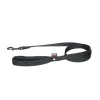 MARTIN SELLIER Laisse double noire . 25 mm x 120 cm