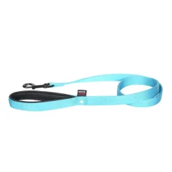 MARTIN SELLIER Laisse double épaisseur pour chien turquoise 2,5x120cm