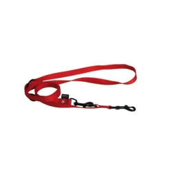 MARTIN SELLIER Laisse dressage 3pt rouge