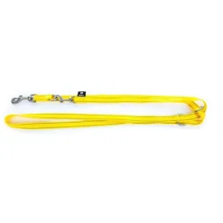 MARTIN SELLIER Laisse multi-positions Neo+ jaune pour chien 2x200 cm