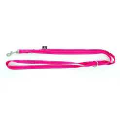 MARTIN SELLIER Laisse multi-positions Neo+ rose pour chien 1,5x200 cm
