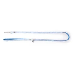 MARTIN SELLIER Laisse Pois pour chien coloris bleu - S