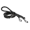 BOBBY Laisse pour chien coloris noir en nylon rond Walk 3 positions – Taille unique