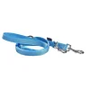 BOBBY Laisse pour chien coloris bleu en nylon tressé Safe 3 positions – Taille L