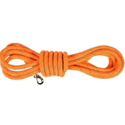 BOBBY Laisse pour chien en nylon rond coloris orange Walk - 3 m