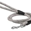 BOBBY Laisse pour chien en nylon rond coloris gris - 1,2 m
