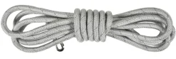 BOBBY Laisse pour chien en nylon rond coloris gris Walk - 5 m