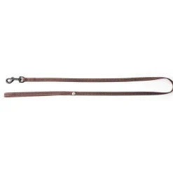 MARTIN SELLIER Laisse réfléchissante pour chat Flash marron - 100 cm