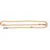 MARTIN SELLIER Laisse ronde 3 positions coloris orange - 1,3x190 cm