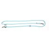 MARTIN SELLIER Laisse ronde 3 positions coloris turquoise - 1,3x190 cm