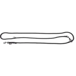 MARTIN SELLIER Laisse ronde multiposition noir 1,3x200 cm