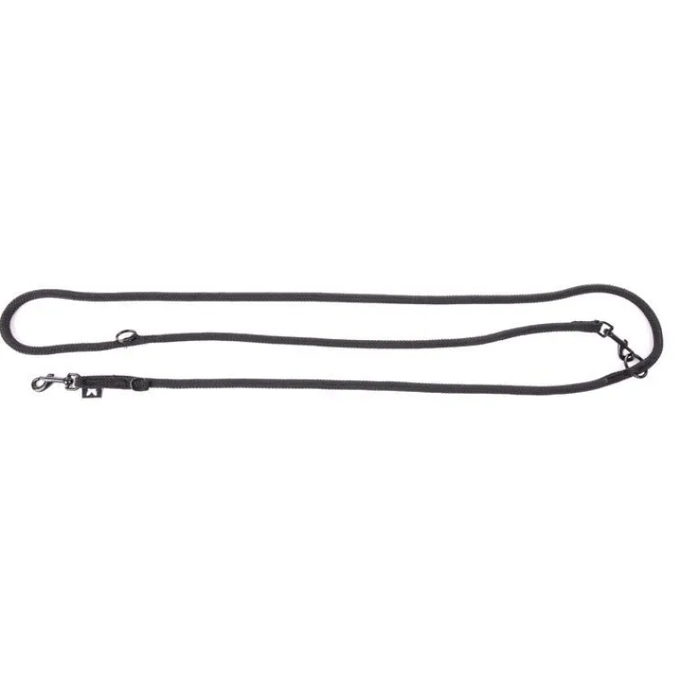 MARTIN SELLIER Laisse ronde multiposition noir 1,3x200 cm