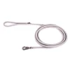 MARTIN SELLIER Laisse ronde pour chien coloris gris 1,3 cm x 2 m