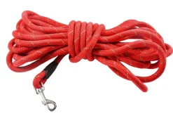 BOBBY Laisse ronde rouge - 5 m