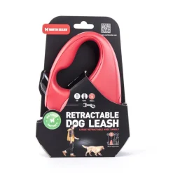 MARTIN SELLIER Laisse rétractable rouge Instinct Sangle - taille S