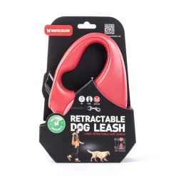 MARTIN SELLIER Laisse rétractable rouge Instinct Sangle - taille M
