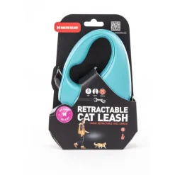 MARTIN SELLIER Laisse rétractable So Cat turquoise - taille S
