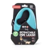 MARTIN SELLIER Laisse rétractable turquoise Instinct Sangle - taille S