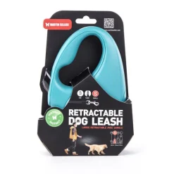 MARTIN SELLIER Laisse rétractable turquoise Instinct Sangle - taille S