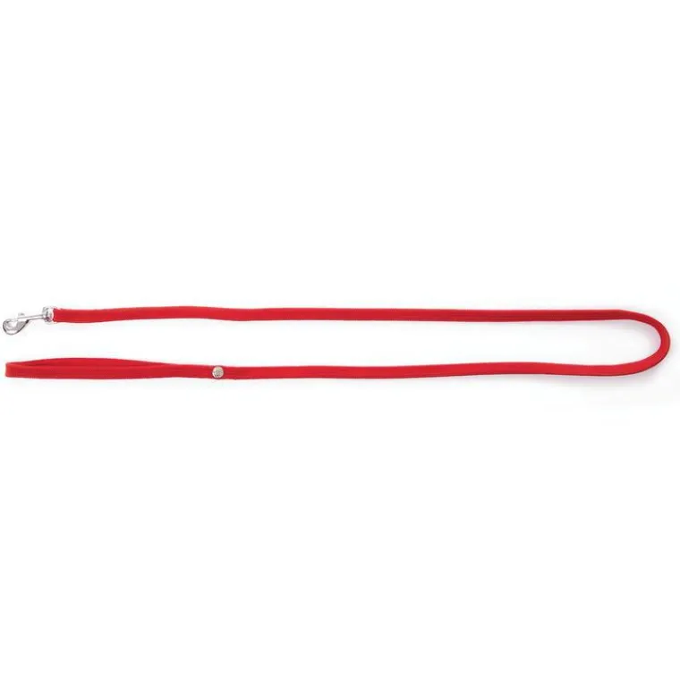 MARTIN SELLIER Laisse tubulaire pour chat coloris rouge - 120 cm