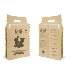 GRAIN DE VIE Litière de paille d'avoine et de blé pour petits mammifères - 25 L