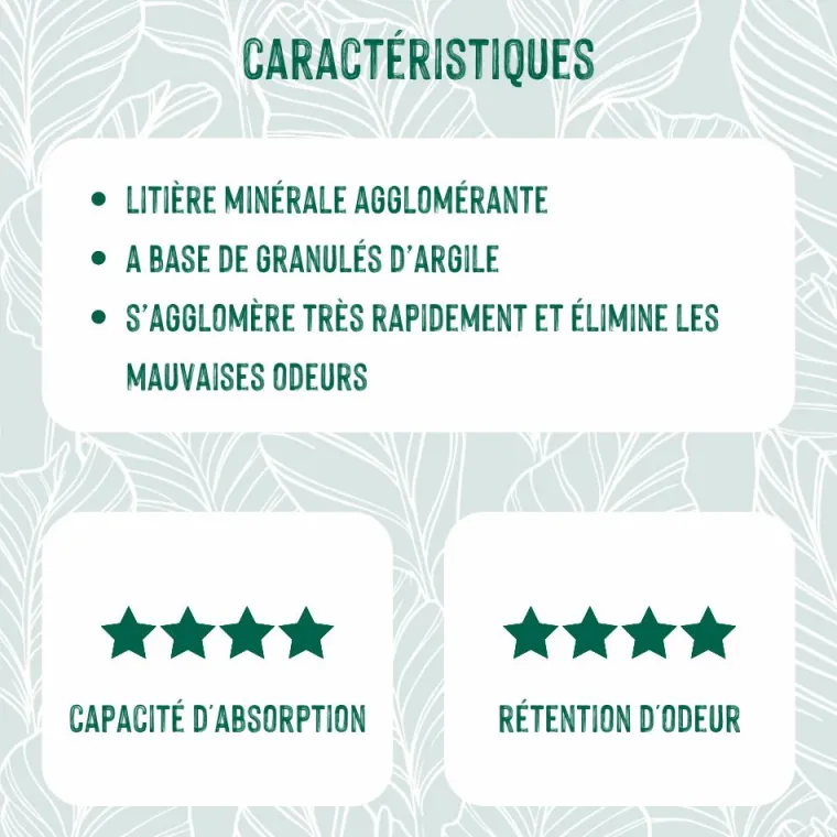 SIVOCAT Litière minérale agglomérante pour chat Samba - 6 L