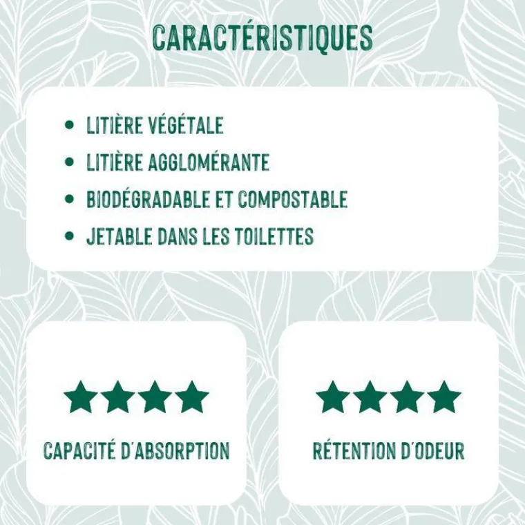 CAT'S BEST Litière végétale agglomérante pour chat Cat’s Best Smart Pellets 20 L - 10 kg