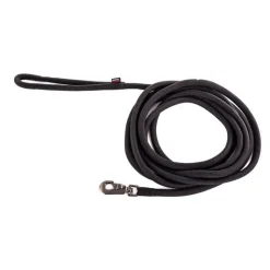 MARTIN SELLIER Longe ronde pour chien coloris noir 1,3 cm x 5 m