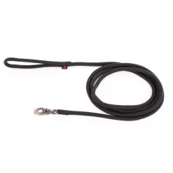 MARTIN SELLIER Longe ronde pour chien coloris noir 1,3 cm x 3 m