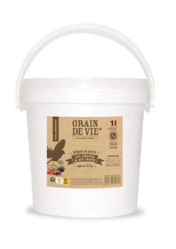 GRAIN DE VIE Lot de 30 boules de graisse pour oiseaux aux insectes et aux fruits - 2,7 kg