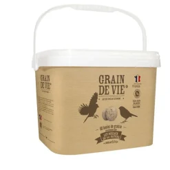 GRAIN DE VIE Lot de 60 boules de graisse pour oiseaux - 5,4 kg