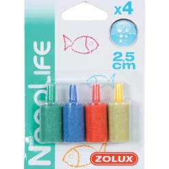 ZOLUX Lot de 4 diffuseurs d’air cylindriques 2.5 cm