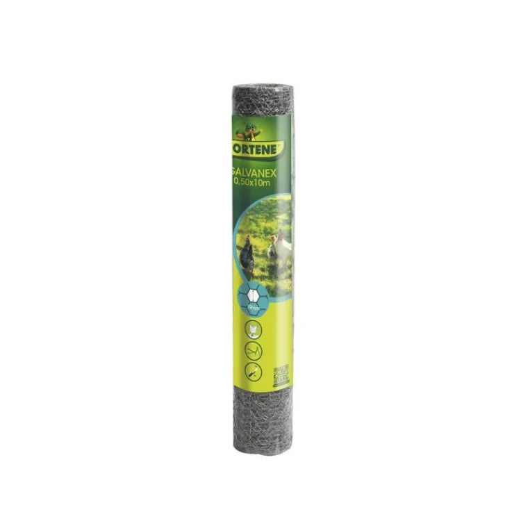 NORTENE Maille hexagonale triple torsion Galvanex, 1,9 cm, en métal, 1000 X 50 cm