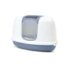 SAVIC Maison de toilette d'angle pour chat Nestor Corner gris