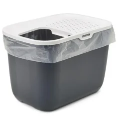 SAVIC Maison de toilette gris Hop In - 58,5 x 39 x 39,5 cm