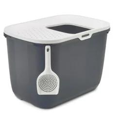 SAVIC Maison de toilette gris Hop In - 58,5 x 39 x 39,5 cm